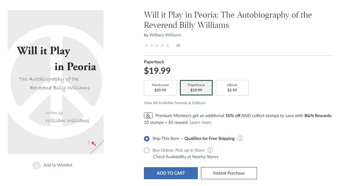 A book is shown on the store 's website.