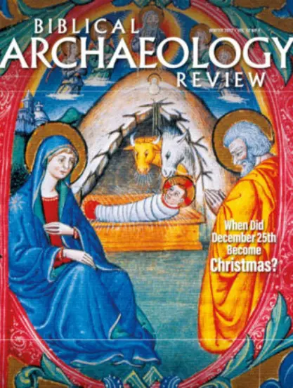 A magazine cover with an image of jesus and mary.